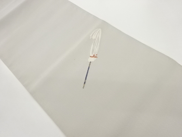 綴れ箒模様織出し名古屋帯